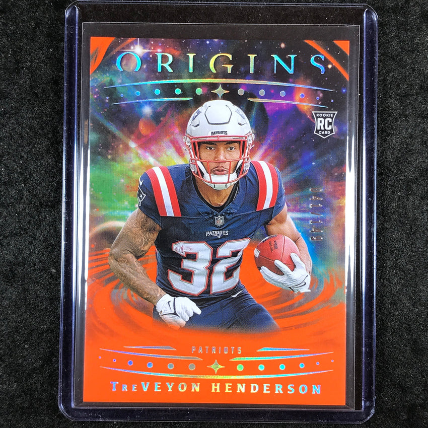 2025 Origins Football TREVEYON HENDERSON Rookie Base Orange 41/149 #105