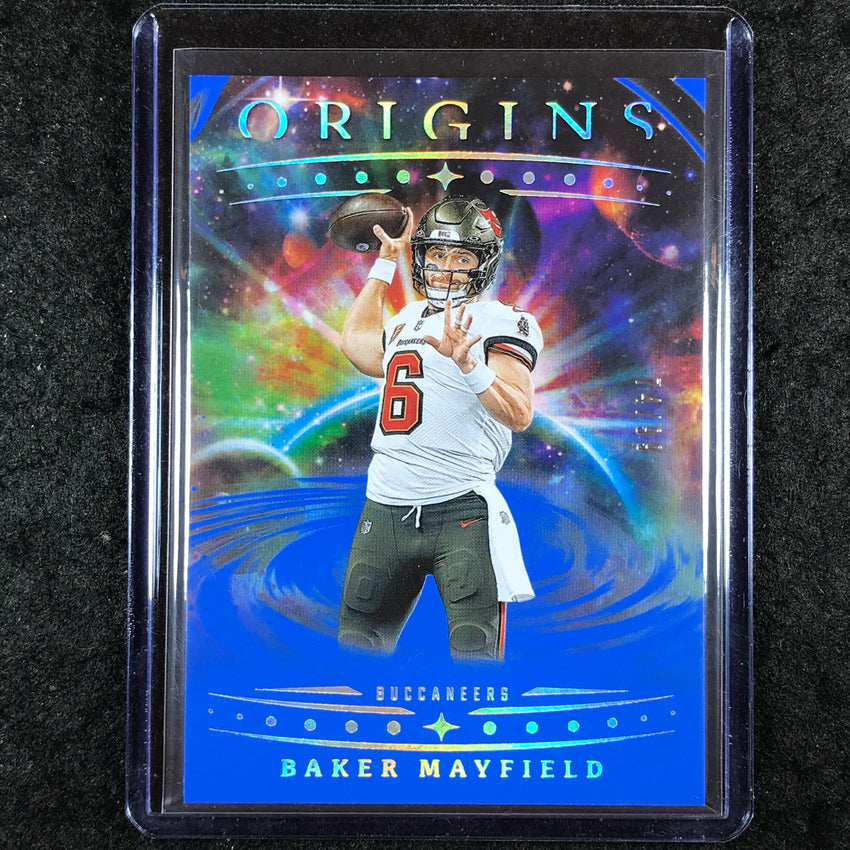 2025 Origins Football BAKER MAYFIELD Base Blue 74/99 #7