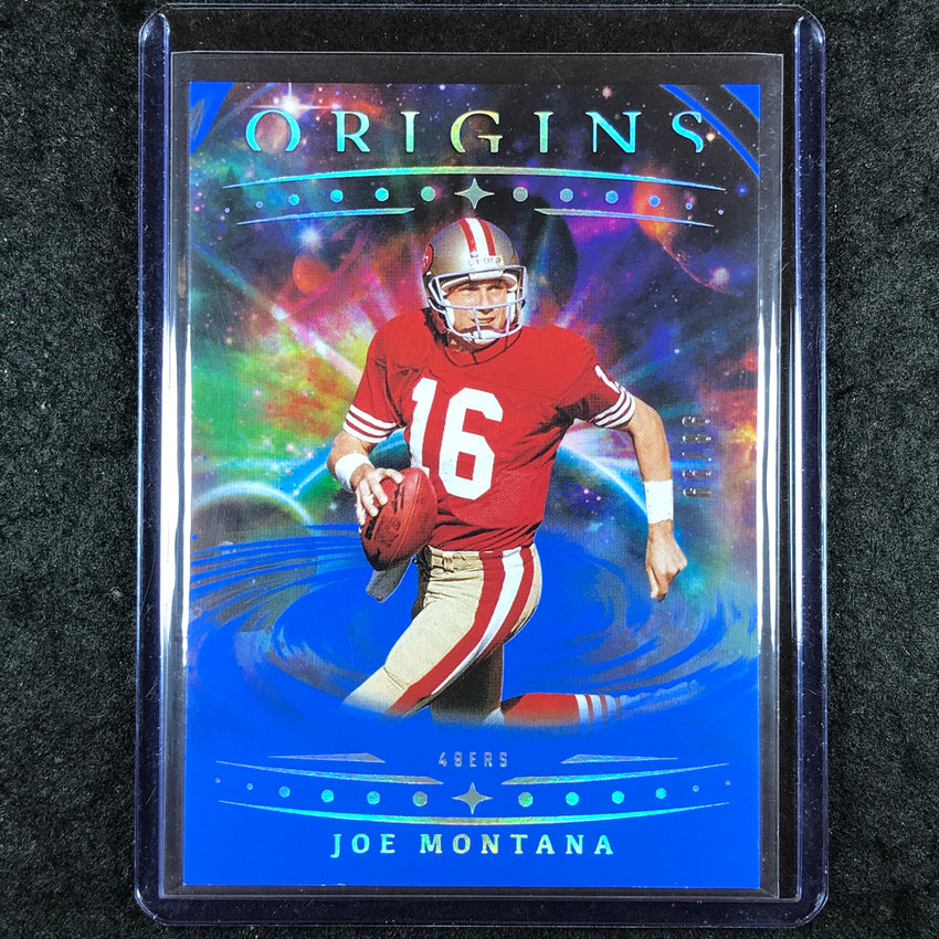 2025 Origins Football JOE MONTANA Base Blue 98/99 #9