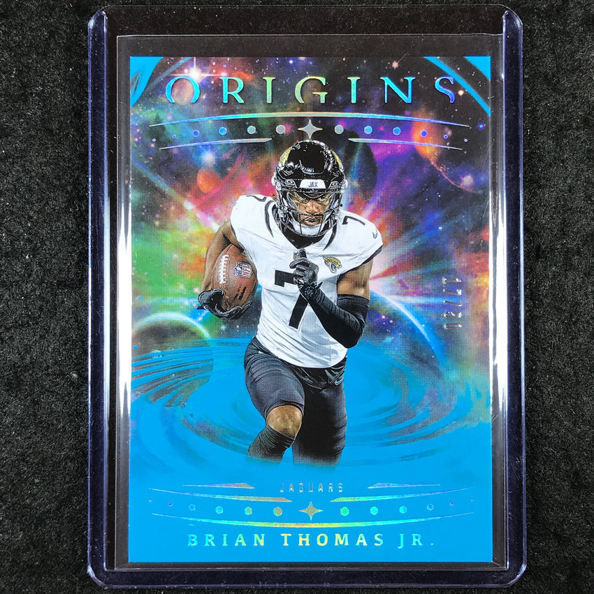 2025 Origins Football BRIAN THOMAS JR. Base Turquoise 17/50 #82
