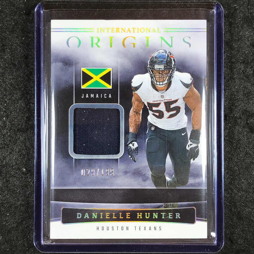 2025 Origins Football DANIELLE HUNTER International Origins Jersey Relic 29/199