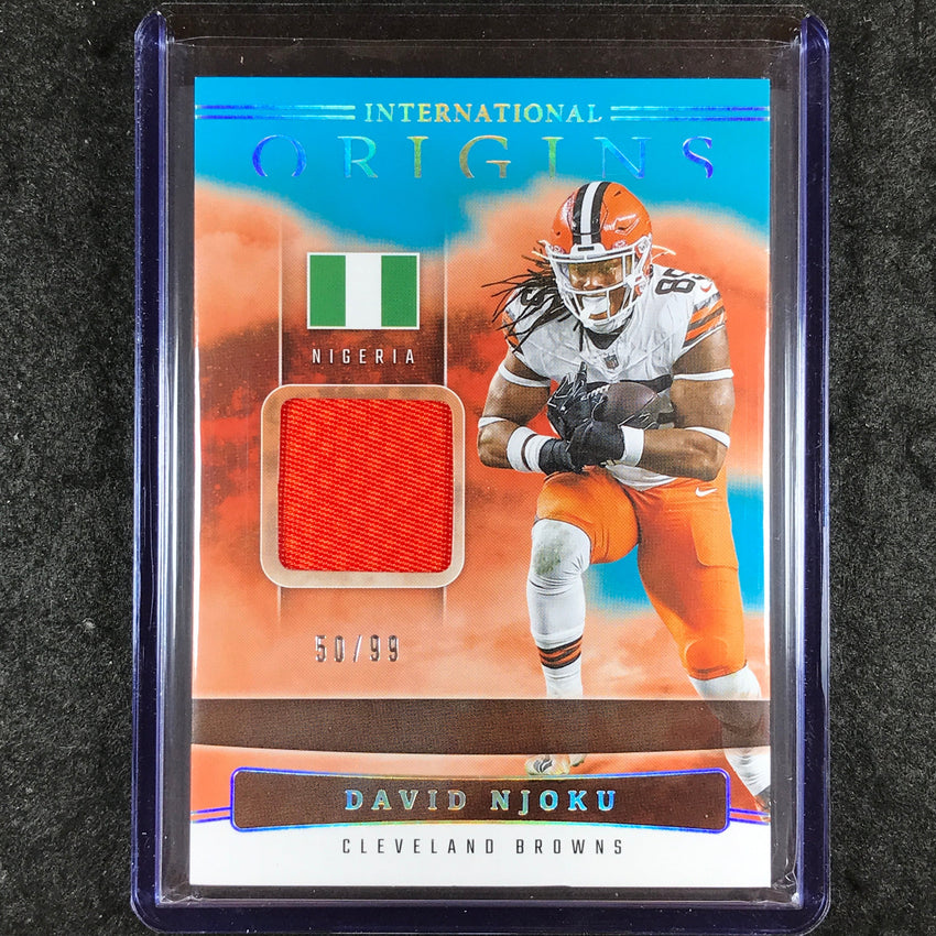 2025 Origins Football DAVID NJOKU International Origins Jersey Turquoise 50/99