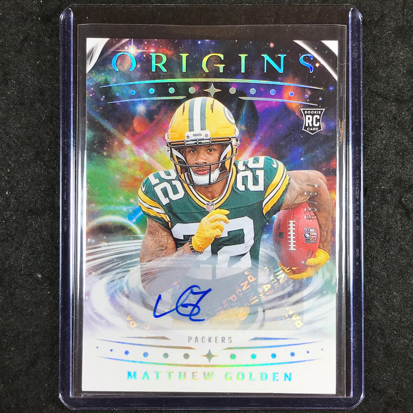 2025 Origins Football MATTHEW GOLDEN Rookie Signatures Auto 78/99