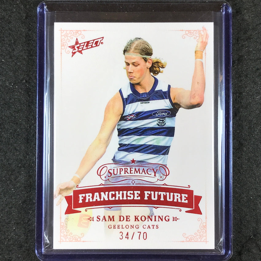 2024 Select AFL Supremacy SAM DE KONING Franchise Future 34/70 #13