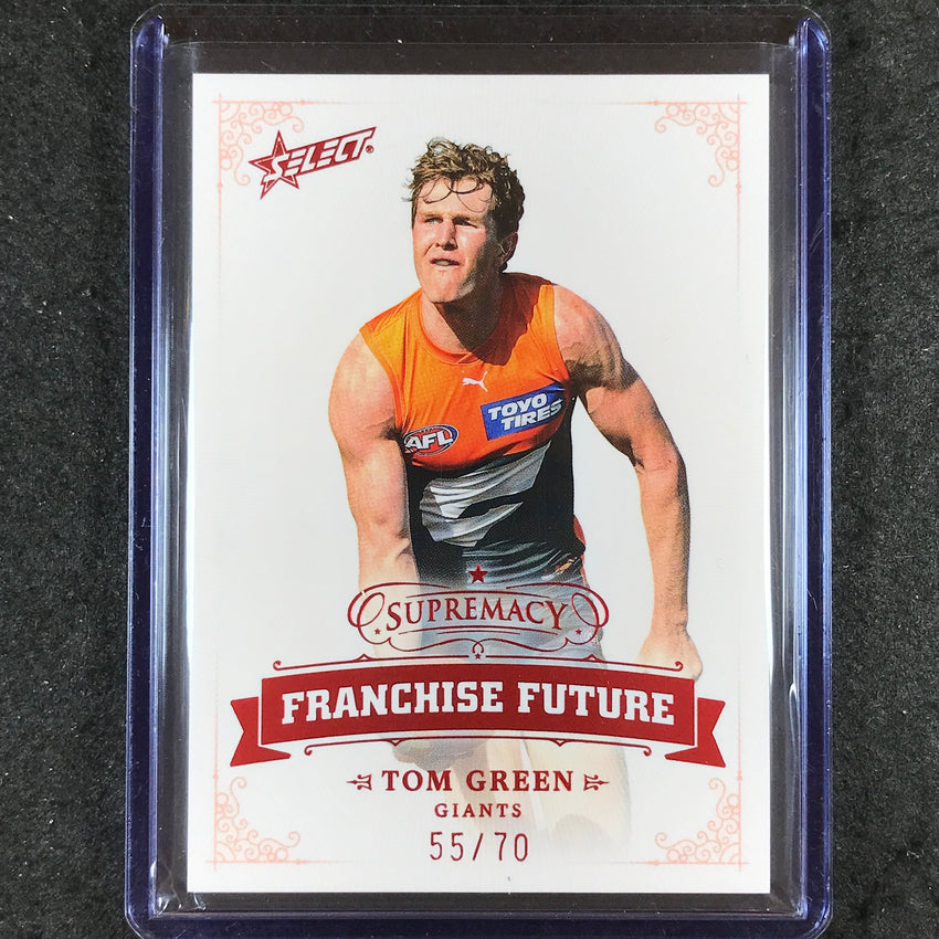 2024 Select AFL Supremacy TOM GREEN Franchise Future 55/70 #15