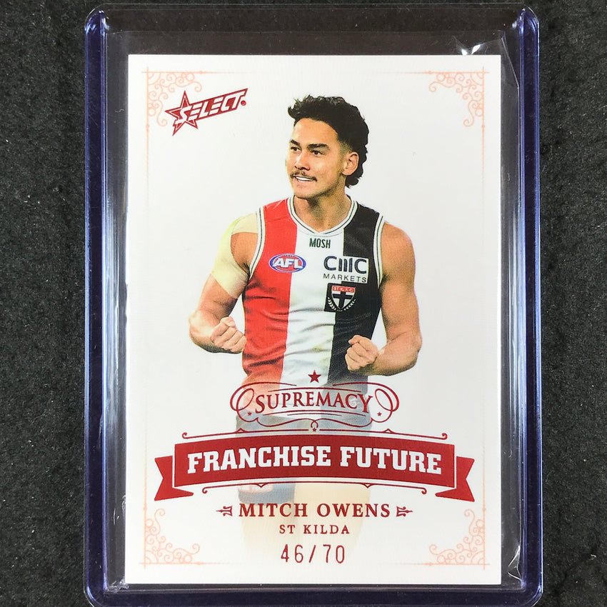 2024 Select AFL Supremacy MITCH OWENS Franchise Future 46/70 #30