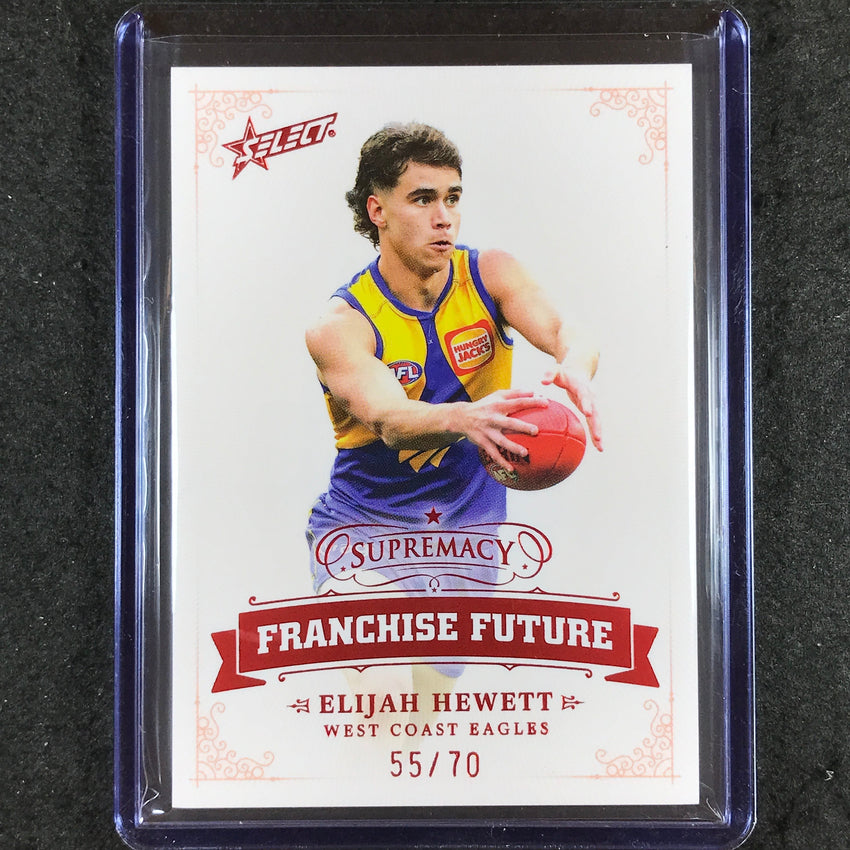 2024 Select AFL Supremacy ELIJAH HEWETT Franchise Future 55/70 #33