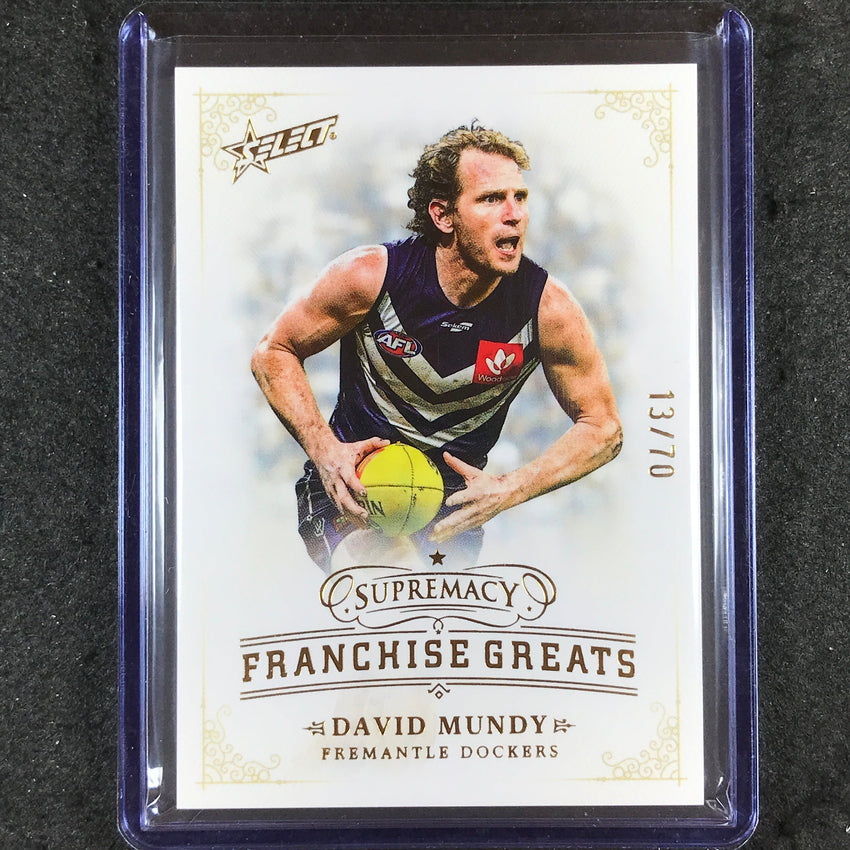 2024 Select AFL Supremacy DAVID MUNDY Franchise Greats 13/70 #12