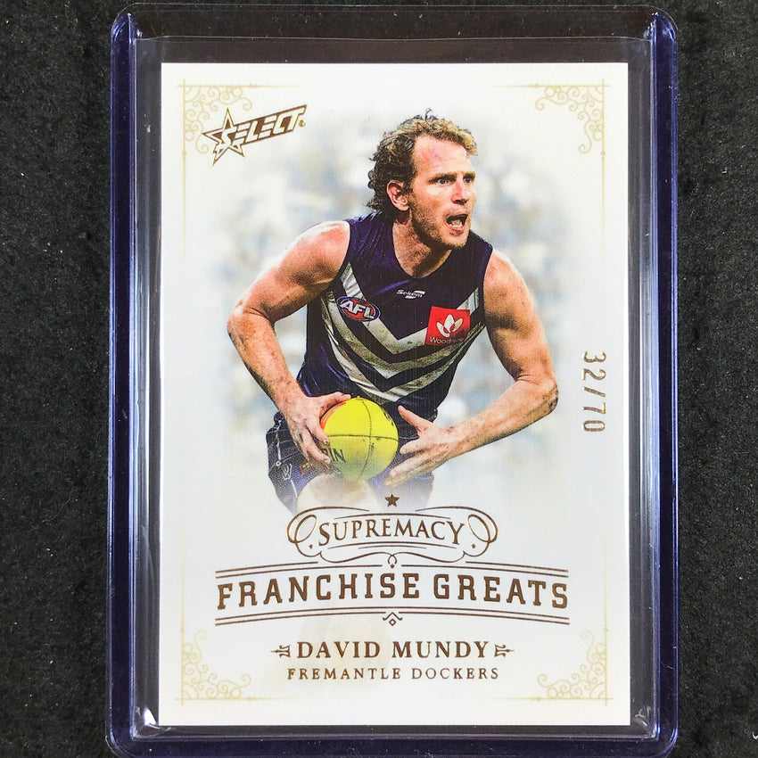 2024 Select AFL Supremacy DAVID MUNDY Franchise Greats 32/70 #12