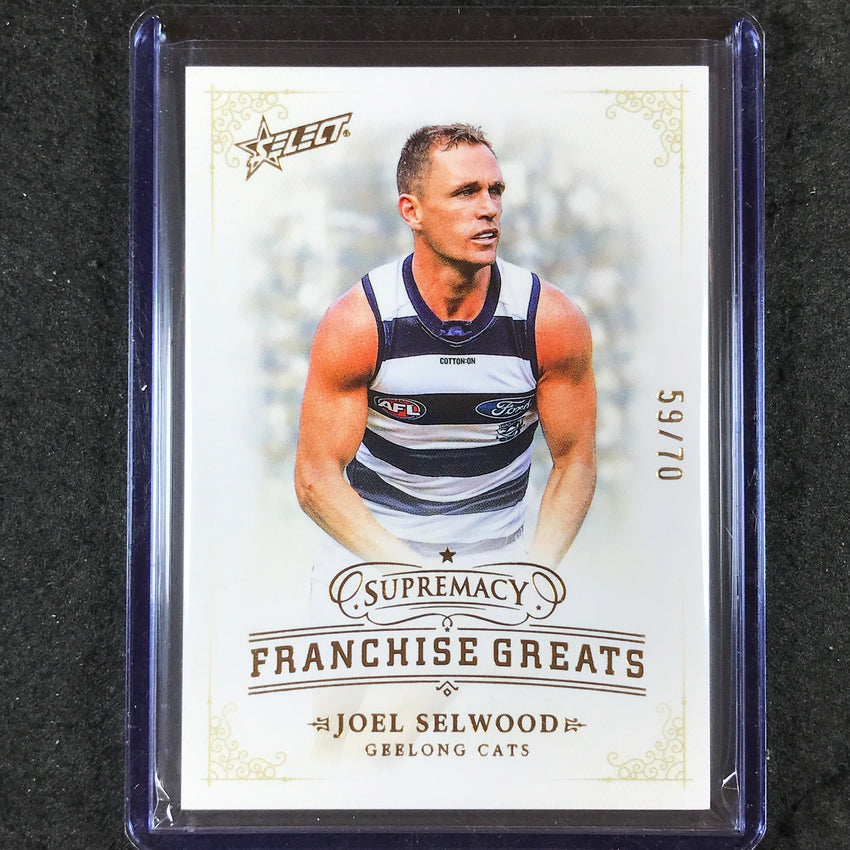 2024 Select AFL Supremacy JOEL SELWOOD Franchise Greats 59/70 #14