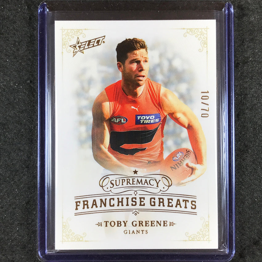 2024 Select AFL Supremacy TOBY GREENE Franchise Greats 10/70 #15