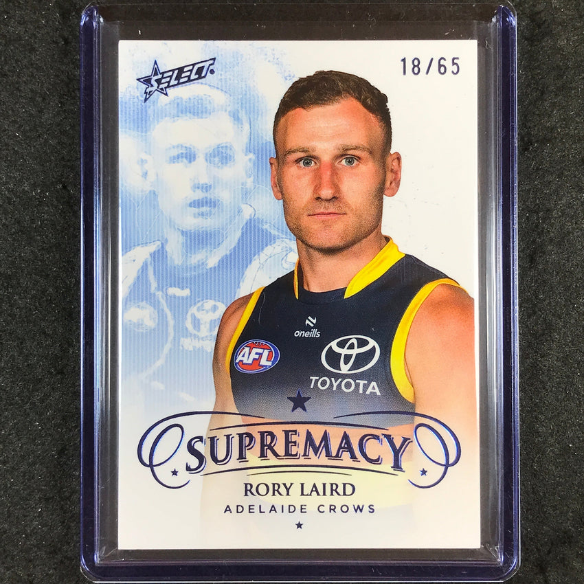 2024 Select AFL Supremacy RORY LAIRD Blue Portrait 18/65 #4