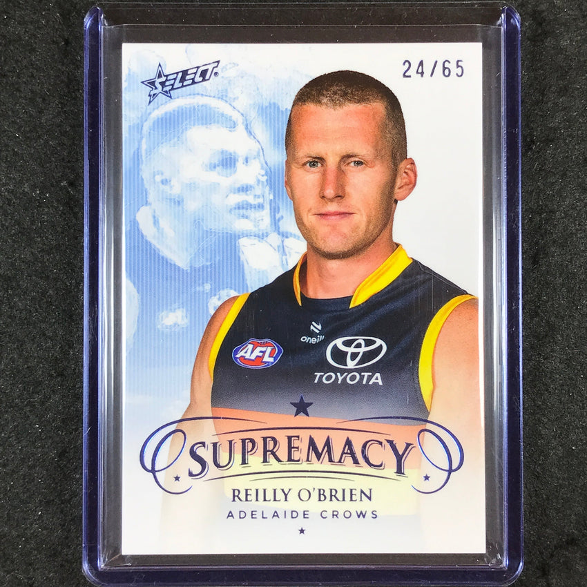 2024 Select AFL Supremacy REILLY O'BRIEN Blue Portrait 24/65 #5