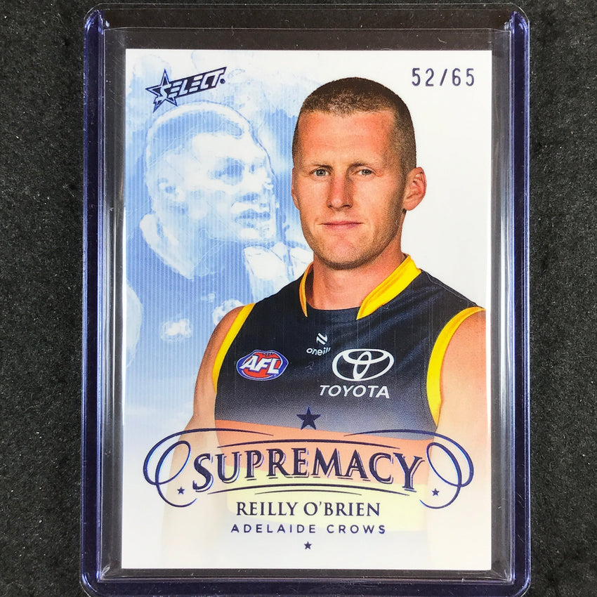 2024 Select AFL Supremacy REILLY O'BRIEN Blue Portrait 52/65 #5