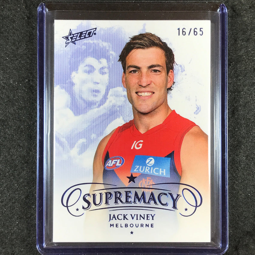 2024 Select AFL Supremacy JACK VINEY Blue Portrait 16/65 #99