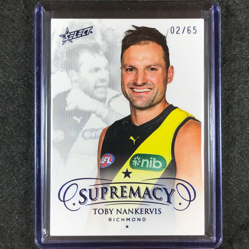 2024 Select AFL Supremacy TOBY NAKERVIS Blue Portrait 2/65 #122