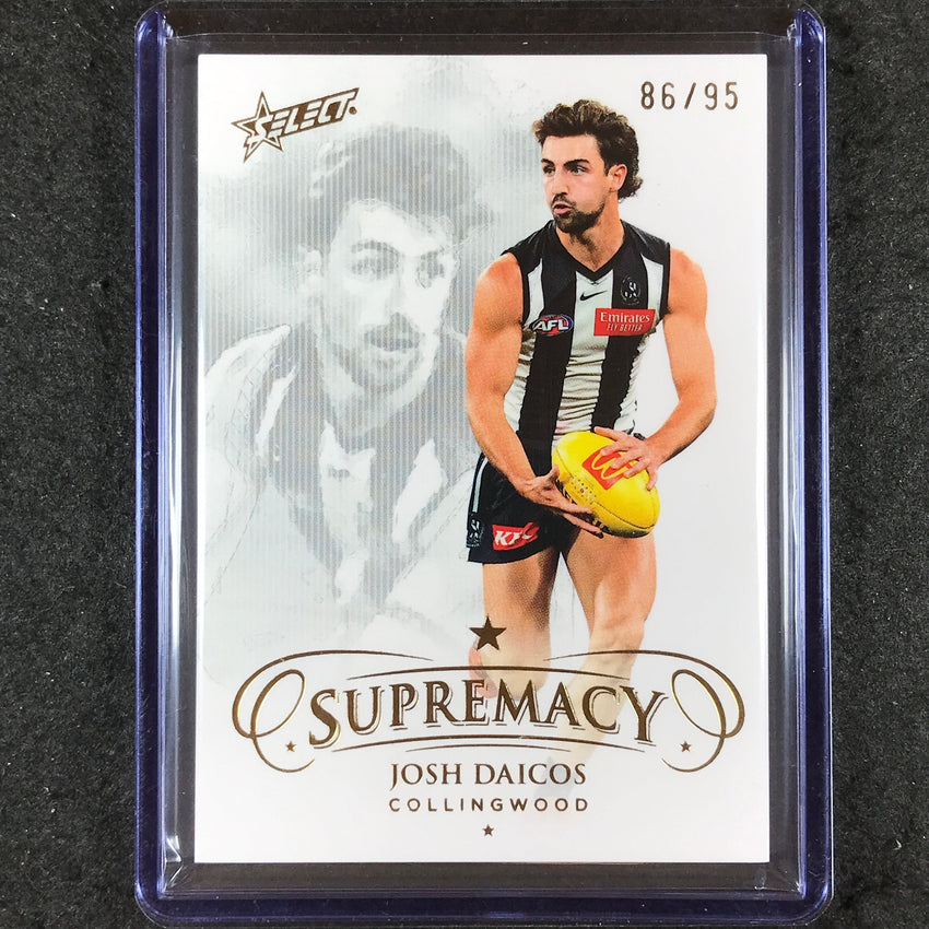2024 Select AFL Supremacy JOSH DAICOS Gold 86/95 #29
