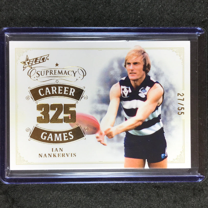 2024 Select AFL Supremacy IAN NANKERVIS Career Games 27/55 #IN
