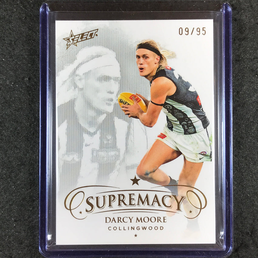 2024 Select AFL Supremacy DARCY MOORE Gold 9/95 #34