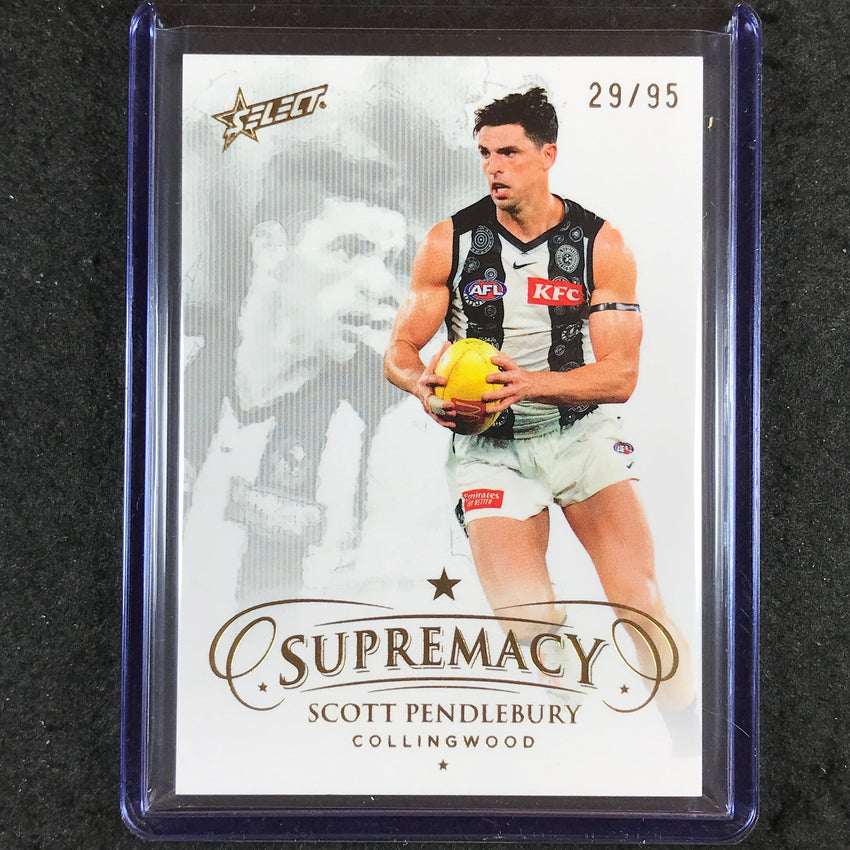 2024 Select AFL Supremacy SCOTT PENDLEBURY Gold 29/95 #35