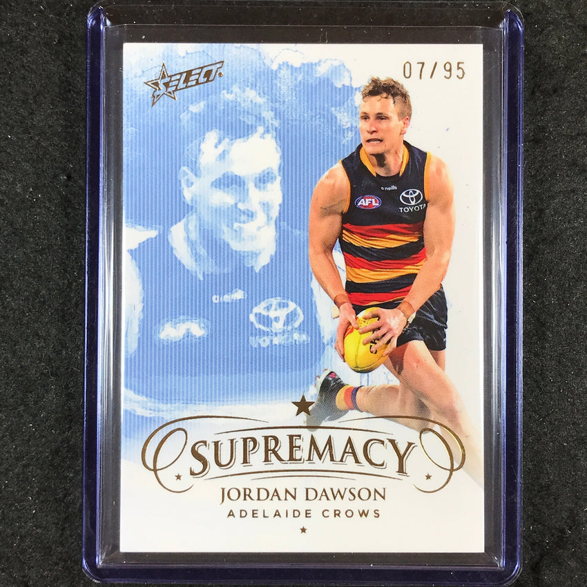 2024 Select AFL Supremacy JORDAN DAWSON Gold 7/95 #1