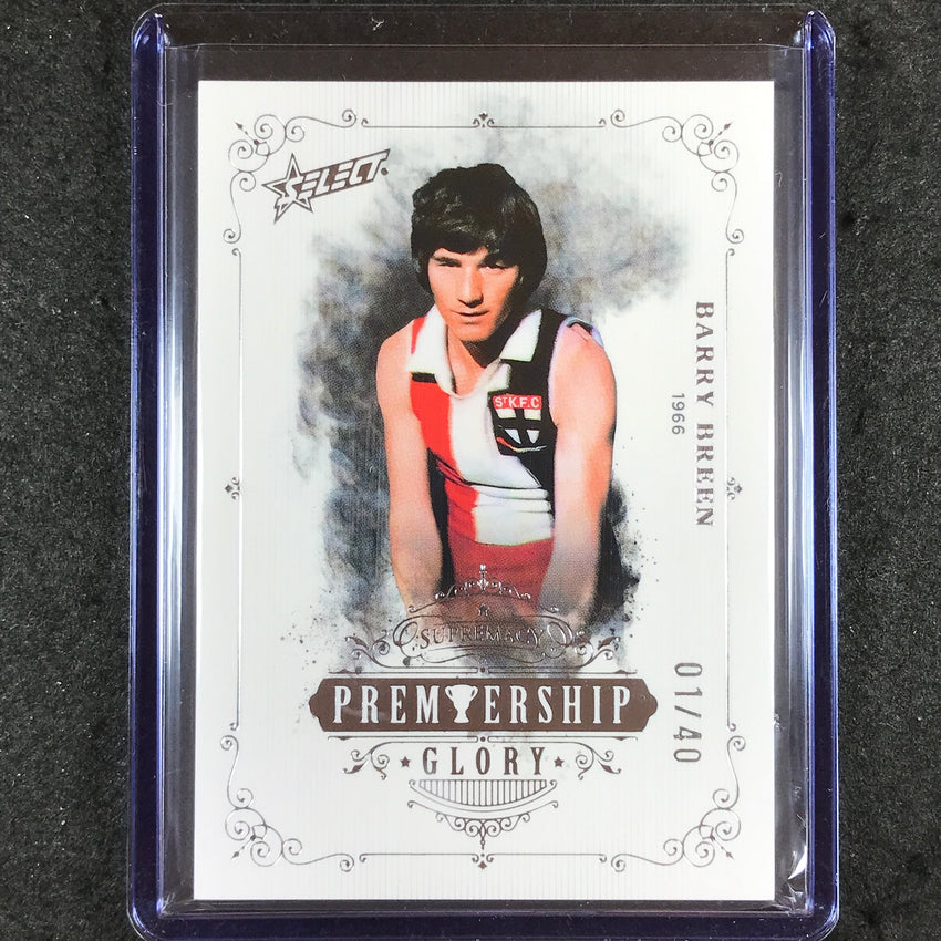 2024 Select AFL Supremacy BARRY BREEN Premiership Glory 1/40 #83