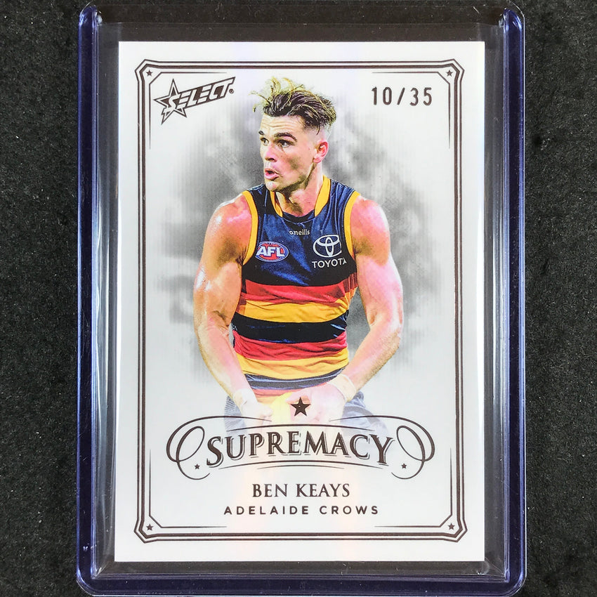2024 Select AFL Supremacy BEN KEAYS Black Pearl 10/35 #3