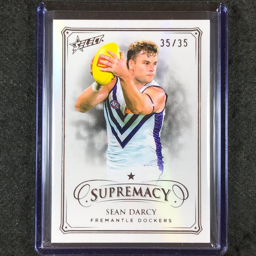 2024 Select AFL Supremacy SEAN DARCY Black Pearl 35/35 #48