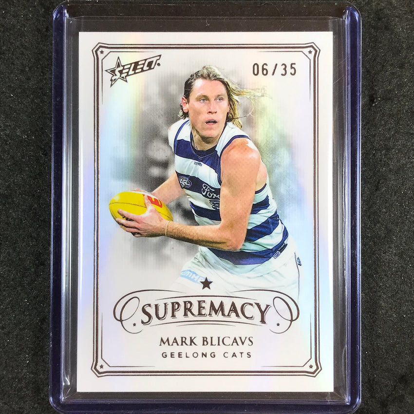 2024 Select AFL Supremacy MARK BLICAVS Black Pearl 6/35 #55