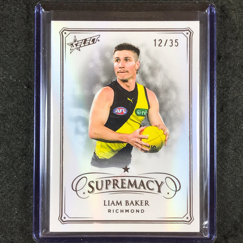 2024 Select AFL Supremacy LIAM BAKER Black Pearl 12/35 #118