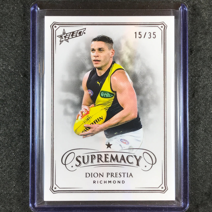 2024 Select AFL Supremacy DION PRESTIA Black Pearl 15/35 #123
