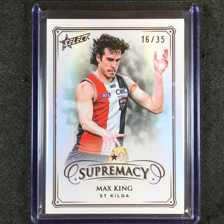 2024 Select AFL Supremacy MAX KING Black Pearl 16/35 #128