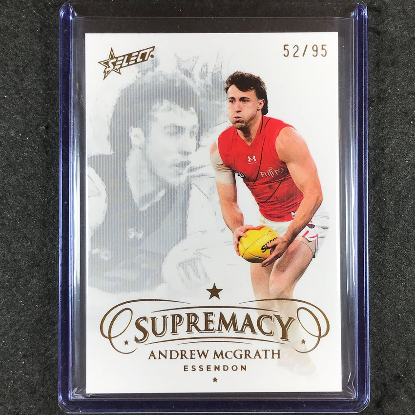 2024 Select AFL Supremacy ANDREW MCGRATH Gold 52/95 #40