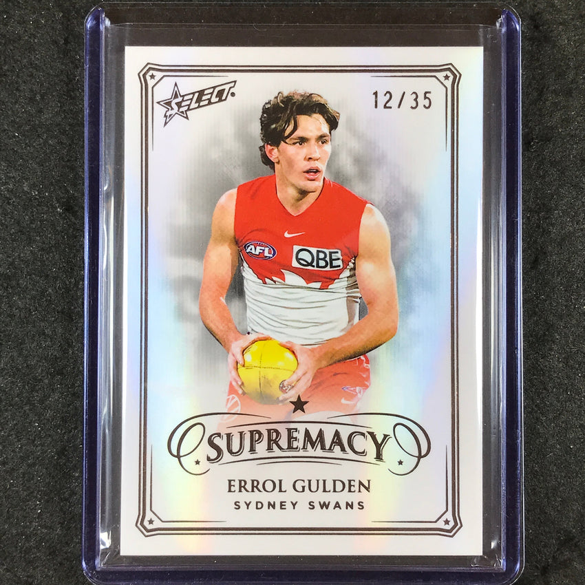 2024 Select AFL Supremacy ERROL GULDEN Black Pearl 12/35 #138