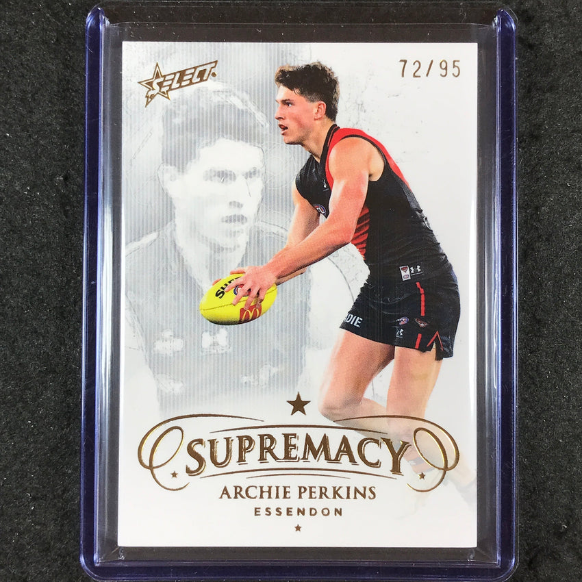 2024 Select AFL Supremacy ARCHIE PERKINS Gold 72/95 #43