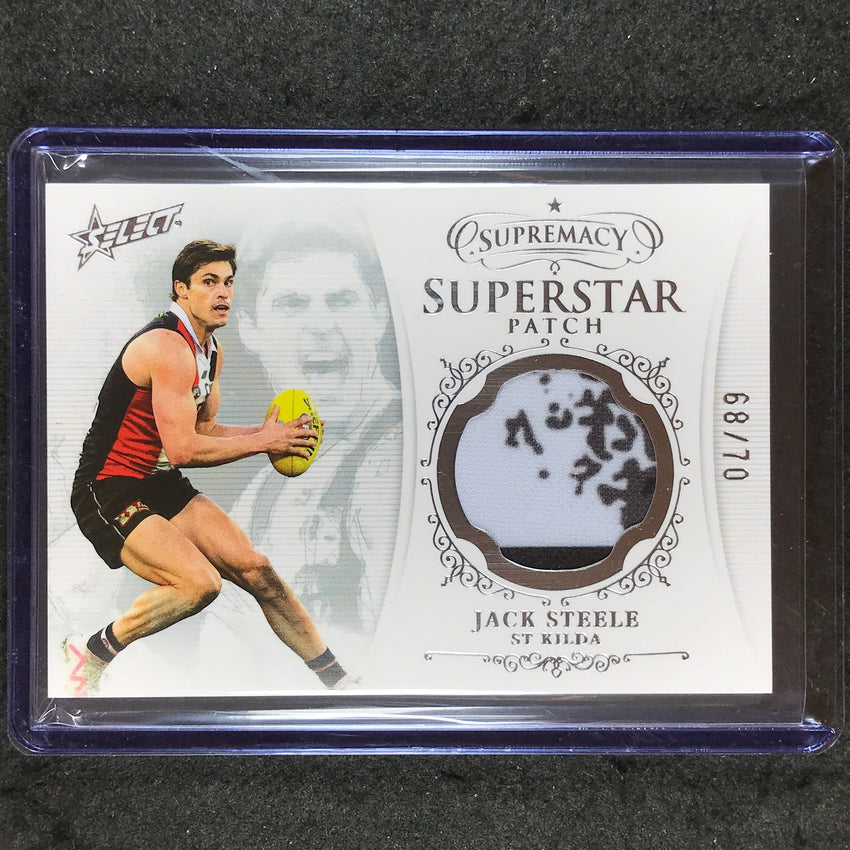 2024 Select AFL Supremacy JACK STEELE Superstar Patch 68/70 #29