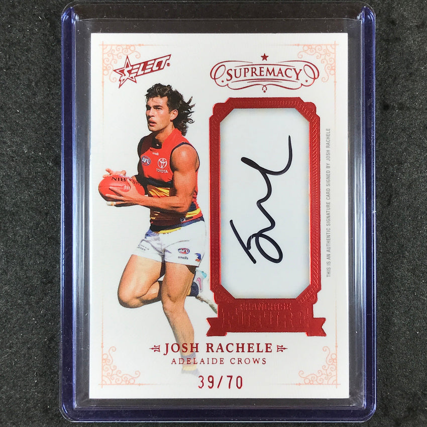 2024 Select AFL Supremacy JOSH RACHELE Franchise Future Signature Auto 39/70 #1