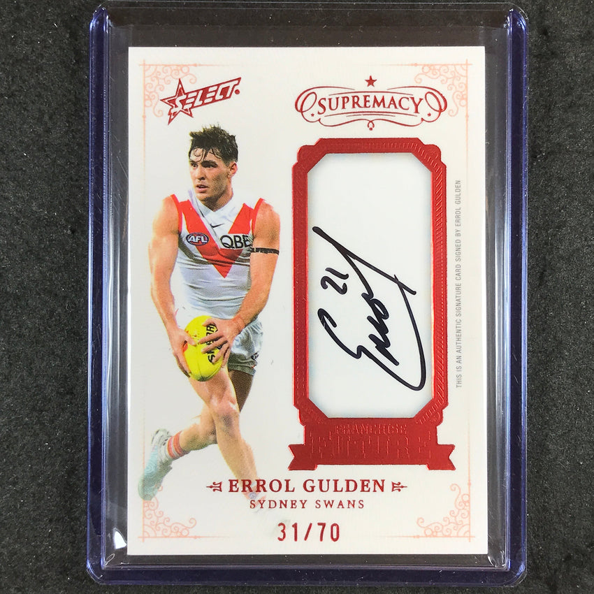2024 Select AFL Supremacy ERROL GULDEN Franchise Future Signature Auto 31/70 #31