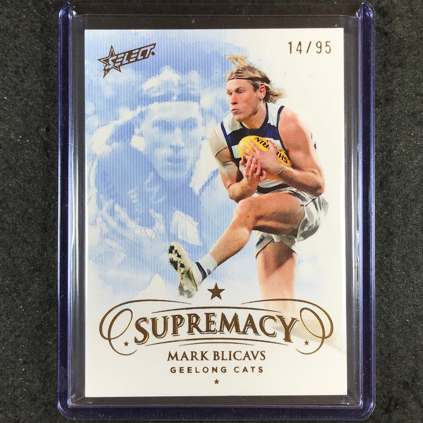 2024 Select AFL Supremacy MARK BLICAVS Gold 14/95 #55