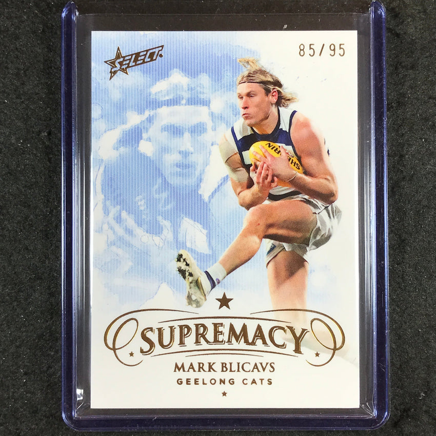 2024 Select AFL Supremacy MARK BLICAVS Gold 85/95 #55