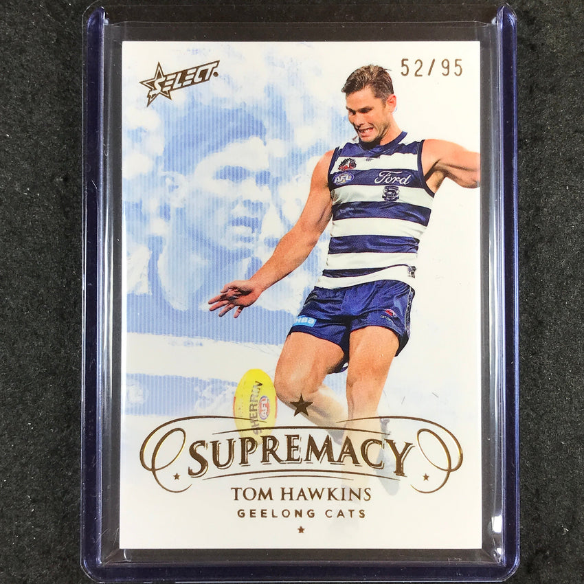 2024 Select AFL Supremacy TOM HAWKINS Gold 52/95 #61