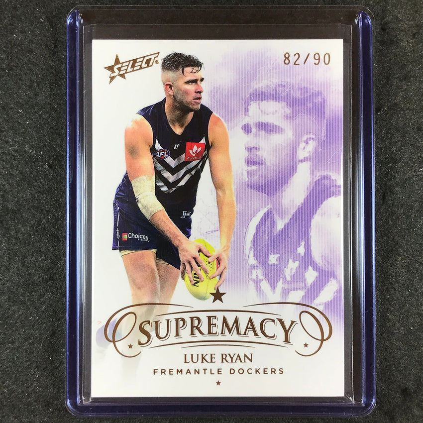 2021 Select AFL Supremacy LUKE RYAN Base Gold 82/90 #35