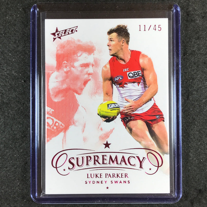 2021 Select AFL Supremacy LUKE PARKER Base Red 11/45 #95