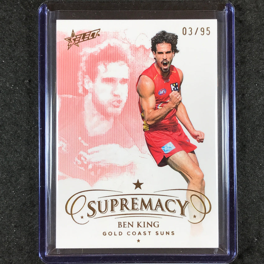 2024 Select AFL Supremacy BEN KING Gold 3/95 #76