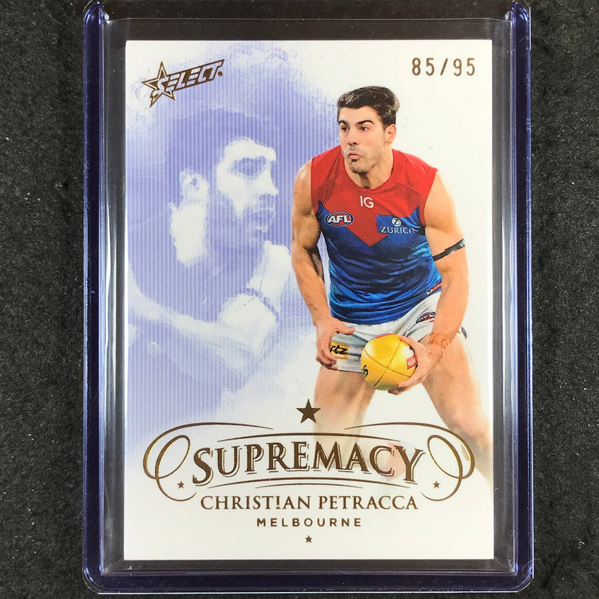 2024 Select AFL Supremacy CHRISTIAN PETRACCA Gold 85/95 #96