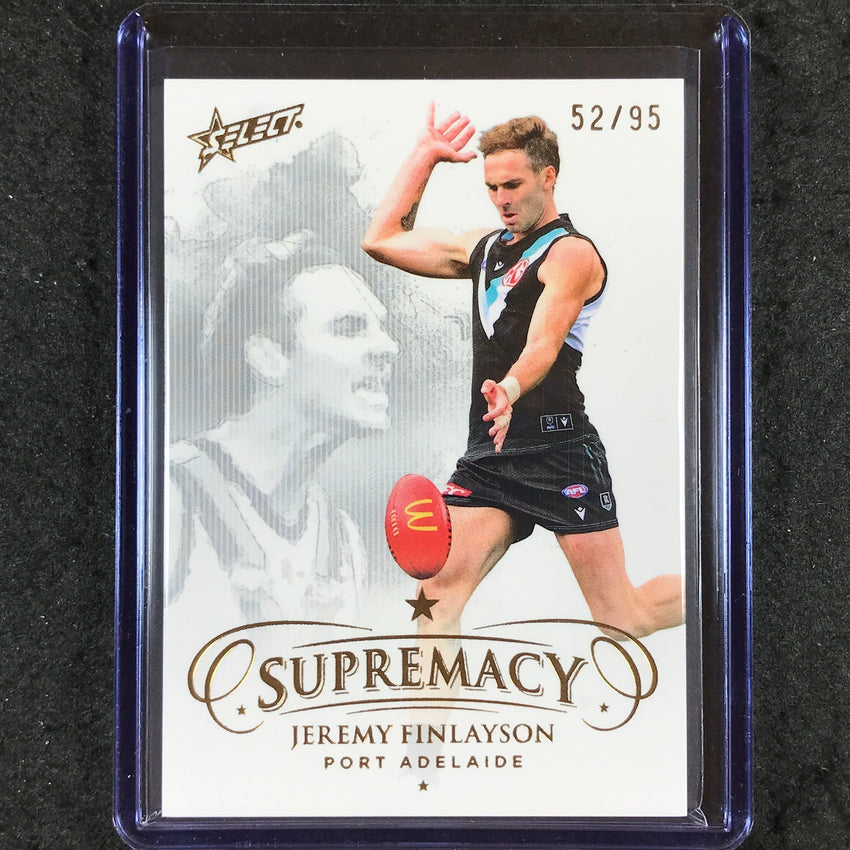 2024 Select AFL Supremacy JEREMY FINLAYSON Gold 52/95 #113