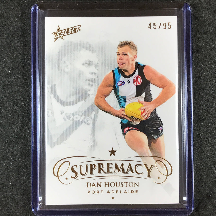 2024 Select AFL Supremacy DAN HOUSTON Gold 45/95 #115