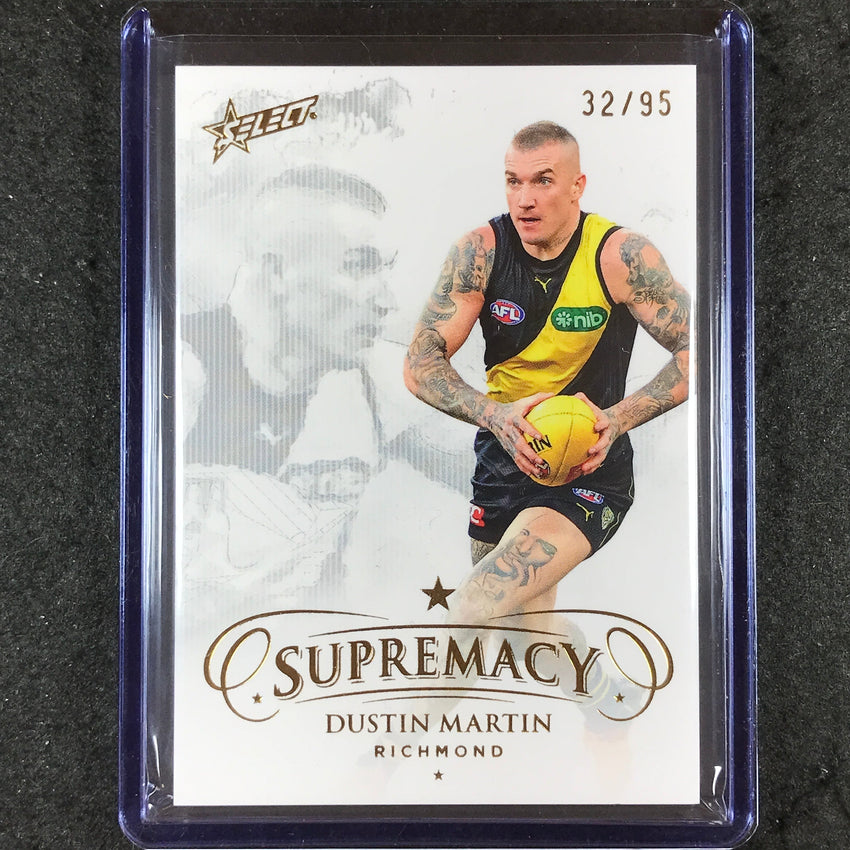 2024 Select AFL Supremacy DUSTIN MARTIN Gold 32/95 #121