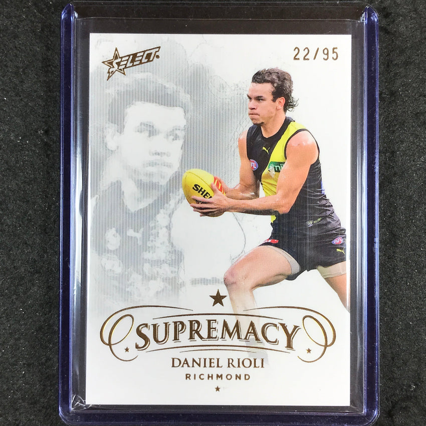 2024 Select AFL Supremacy DANIEL RIOLI Gold 22/95 #124