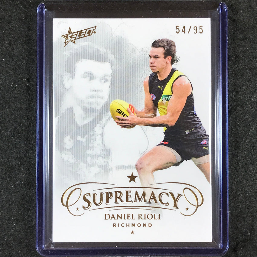 2024 Select AFL Supremacy DANIEL RIOLI Gold 54/95 #124